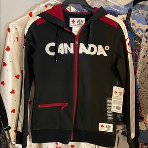 Black and Red Canada 2010 Olympic Hoodie